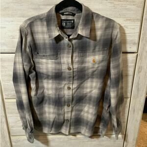 Carhartt Women's Rugged Flex Flannel Plaid Shirt - M